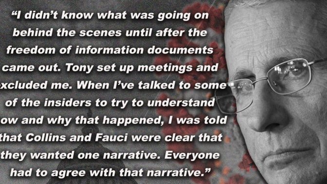 Do you consider Dr. Fauci a criminal?