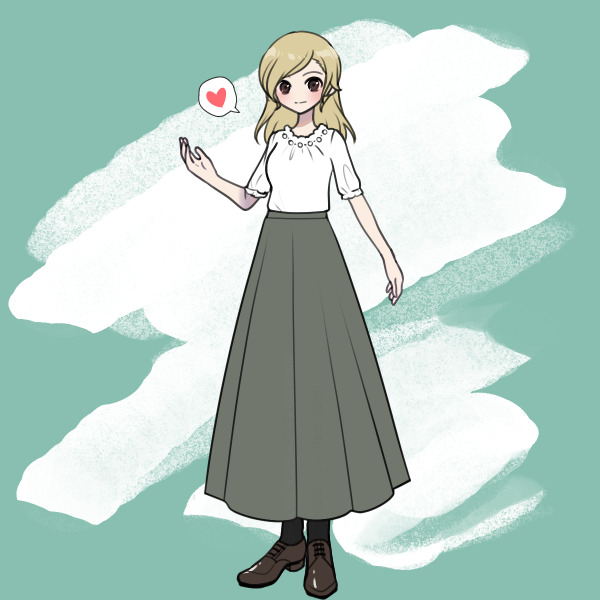 Looks wise, I'd probably would've made myself look like her (less cartoony obviously). Tall and pretty. 