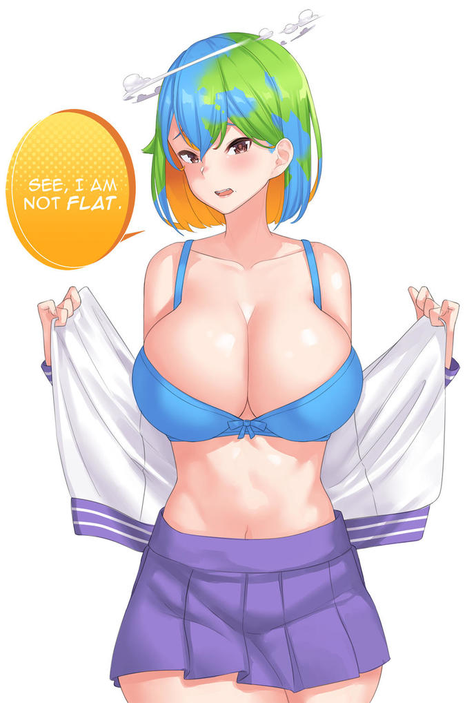 Earth Chan Not Flat See?