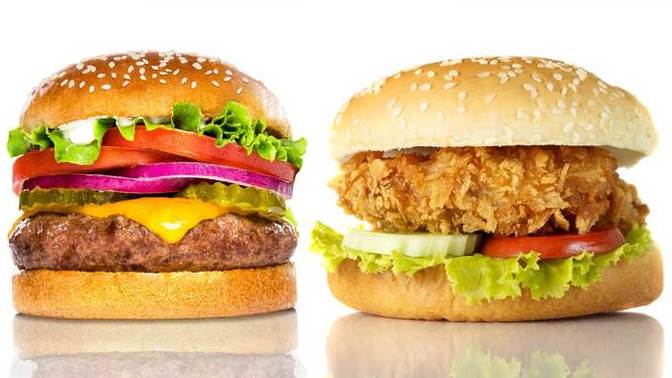 Chicken sandwich vs. hamburger which do you prefer?