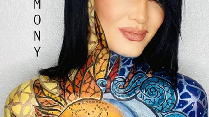 Girls, do you think you'd ever want to get your body painted?
