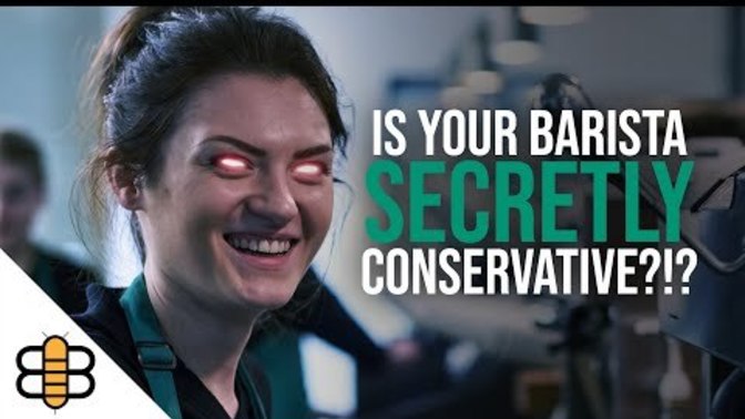 Would you throw your coffee away if you found out your barista was a conservative?