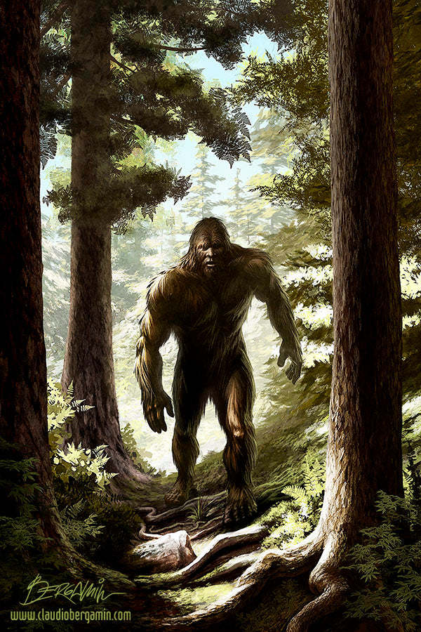 What are some mythological or cryptozoological creatures said to inhabit the area that you live in?