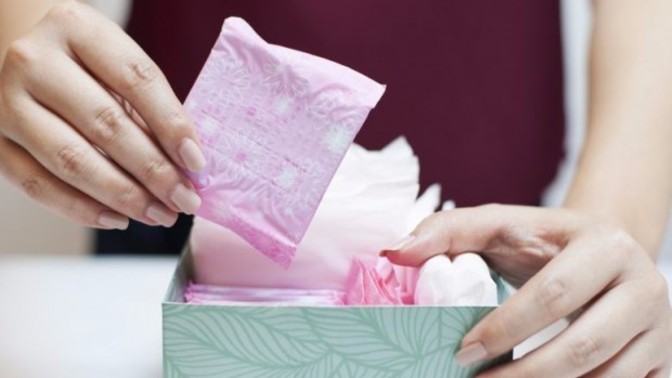 I don't know how to say it in English. My native language is not English. What was used before women's pads were found?