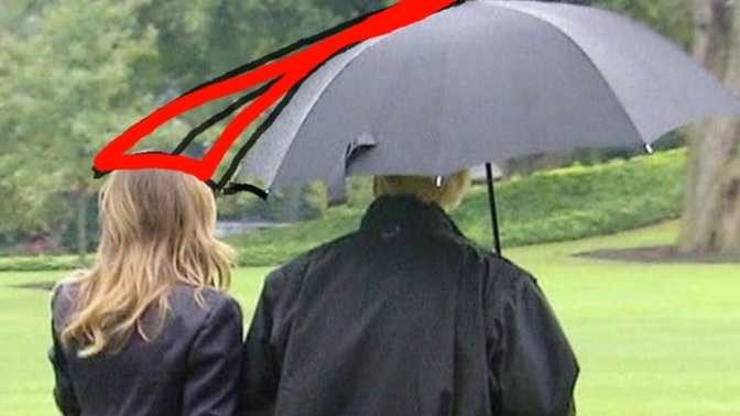 He won't share umbrella with me?
