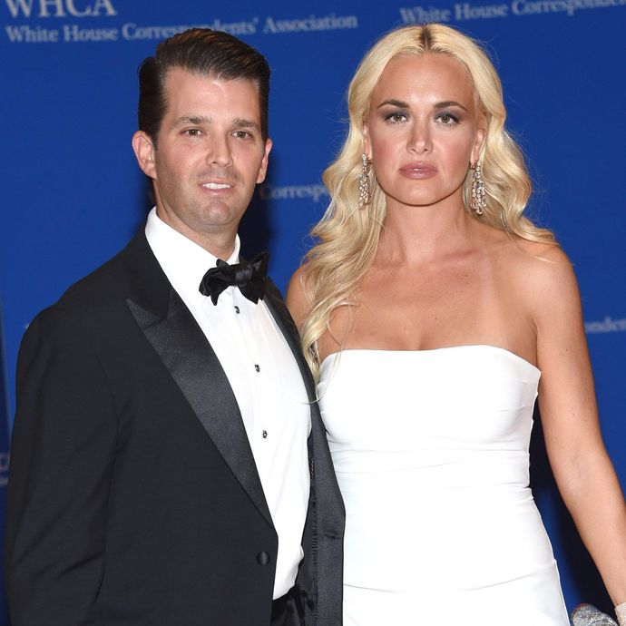 Is Donald Trump Jrs wife actually taller than him or did she wear higheels in that photo?