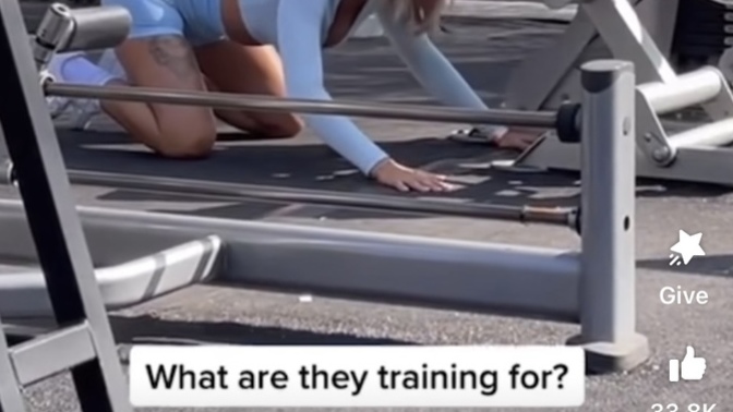 Can someone tell me what is this strength training for? 🤣 ?
