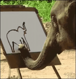 An elephant painting... your thoughts?