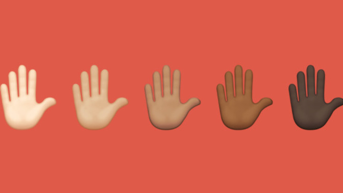 Do you change the skin tone of emojis?