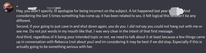What should I do when he wants to talk?