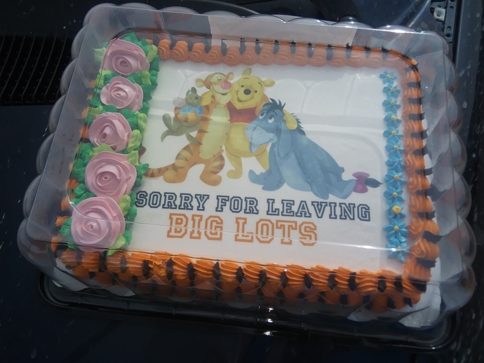 What do you think of the cake I made to resign from my job?