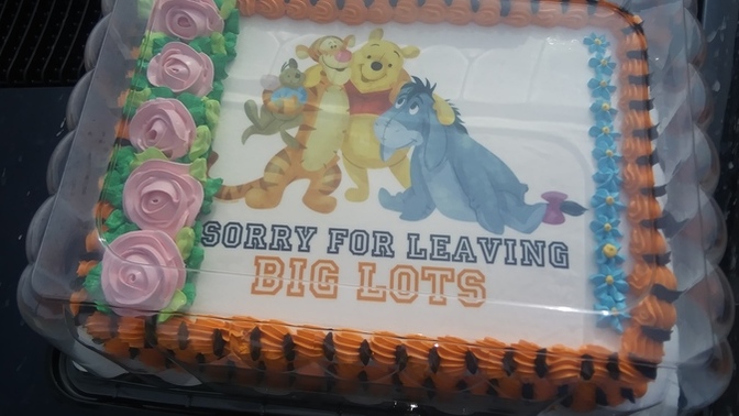 What do you think of the cake I made to resign from my job?