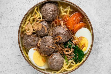 meatball + noodle soup
