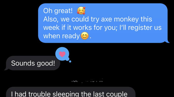 My Boyfriend and I are working on being effective communicators; Did he realize he sounded a bit uninterested here?