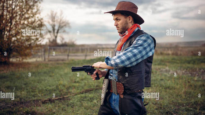 Cowboys on movies - why do they manually move the hammer, instead of pulling the trigger?