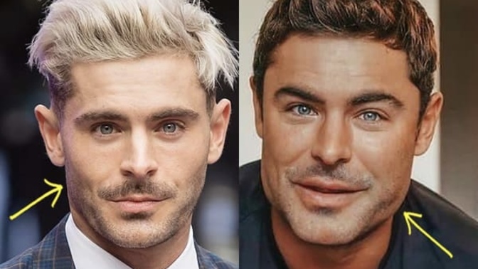What tf happened to Zac Efron’s face?