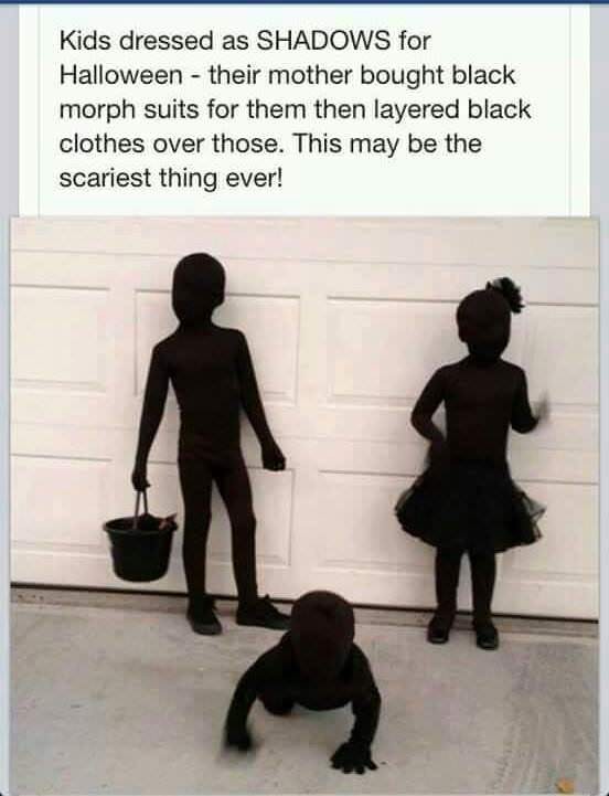 Is it racist to dress as a shadow for Halloween?