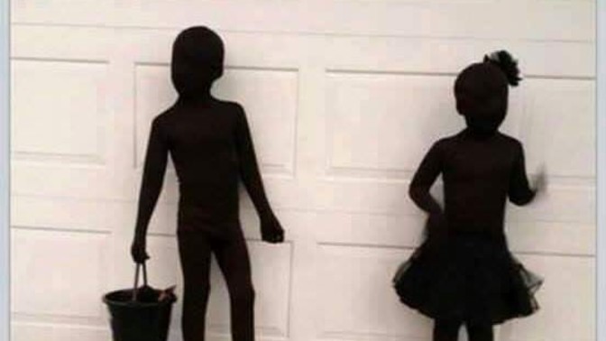 Is it racist to dress as a shadow for Halloween?
