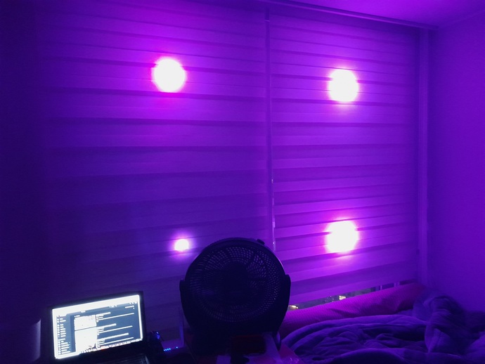 I got window mood lights to help with stress and to improve meditation. How do they look?