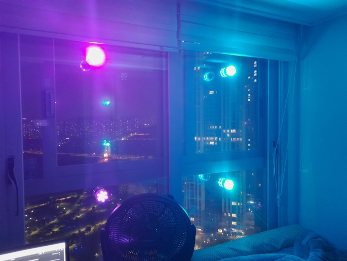 I got window mood lights to help with stress and to improve meditation. How do they look?