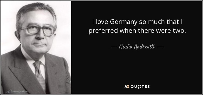 What is the meaning of Henry Kissinger's phrase about Germany being "too big for Europe but too small for the world"?