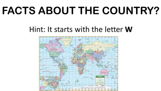 Facts about this Country - starts with "W"?