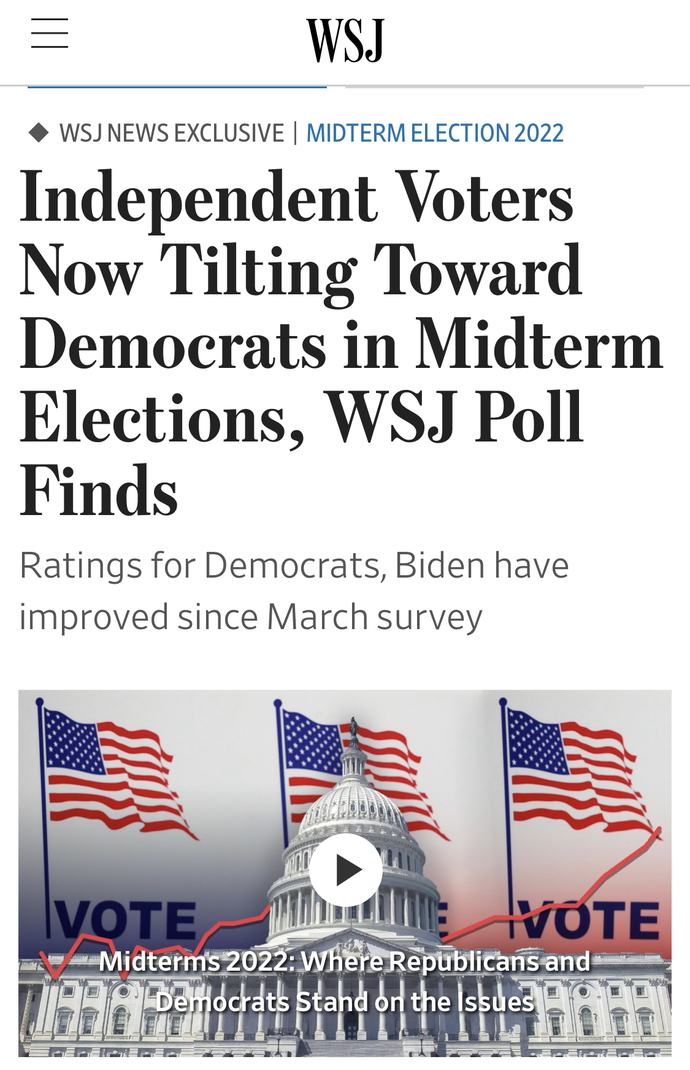 Do Dems have a chance this Nov?