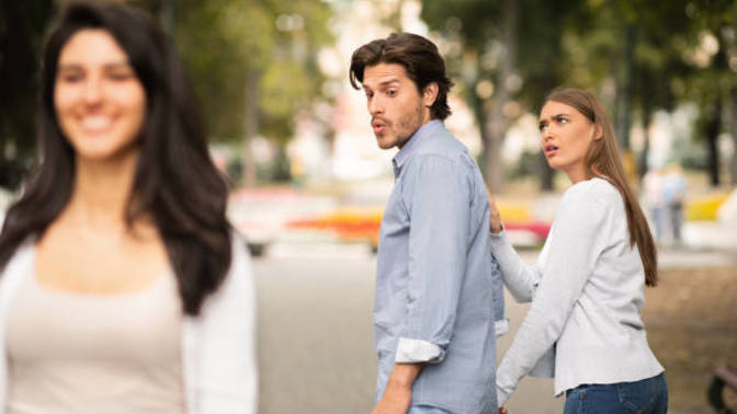 What would you say or do if your partner catches you checking out another hottie or you catch them checking out someone else?