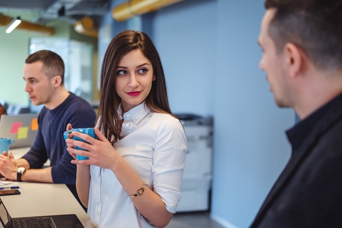 Is it okay to develop a crush on your coworker while you are in a relationship?