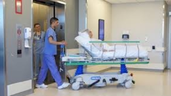 He said he’s a transporter in the hospital? Is he lying?
