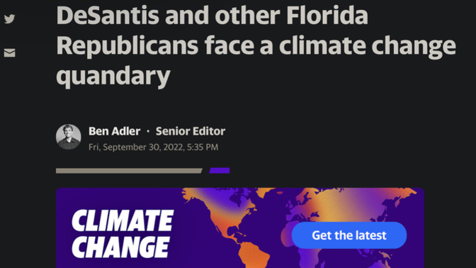 Why is global warming political? Why is it popular to “not believe facts” on the right?