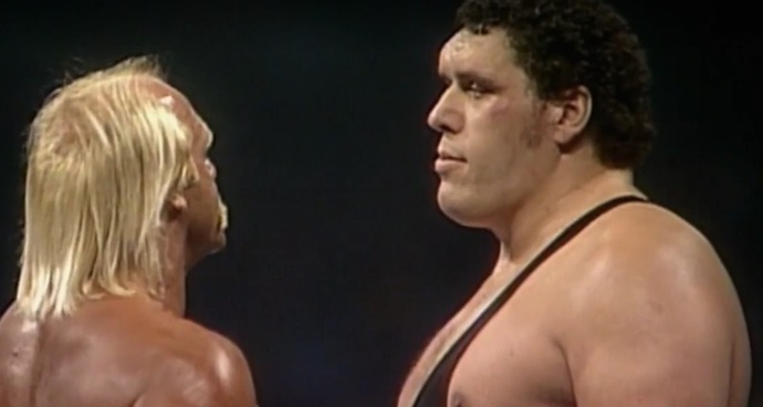 Do YOU ever wish your partner or crush would look at you the way Andre the Giant looks at Hulk Hogan?