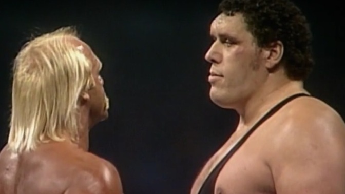 Do YOU ever wish your partner or crush would look at you the way Andre the Giant looks at Hulk Hogan?