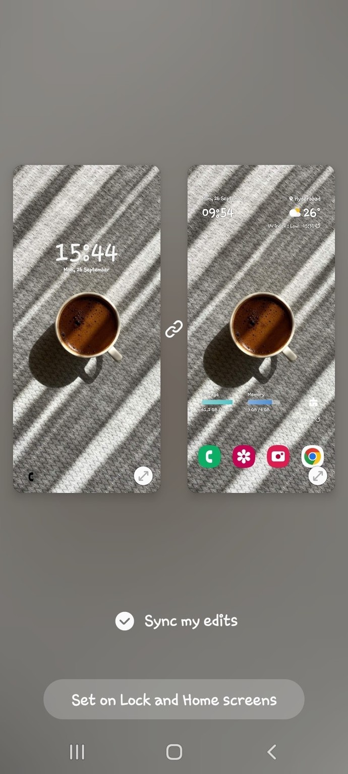 What do you have as your phone wallpaper?