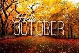 Happy October First, What are your Plans for this Fall Month?