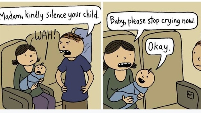 Do you mind sitting beside a mother and baby on an airplane on a long ass flight (8+ hours)? Why/why not?