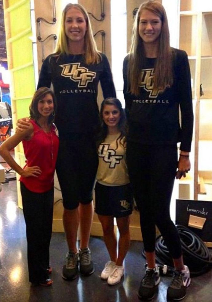 How tall is the tallest woman you know and/or have seen?