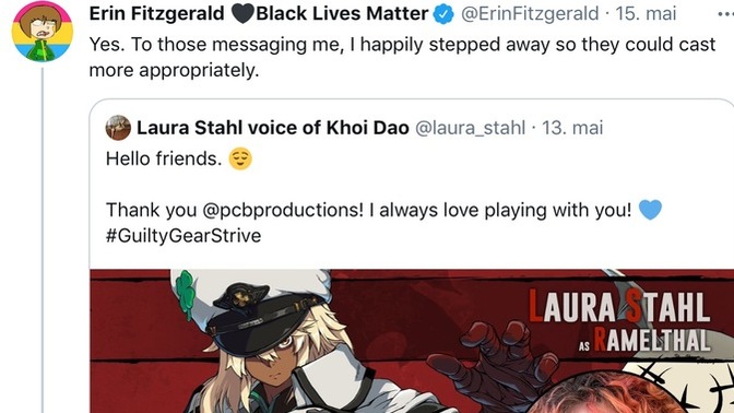 How do you feel about people who claim appropriate casting is important when it comes to black voicing black characters but not Asian voicing Asians?