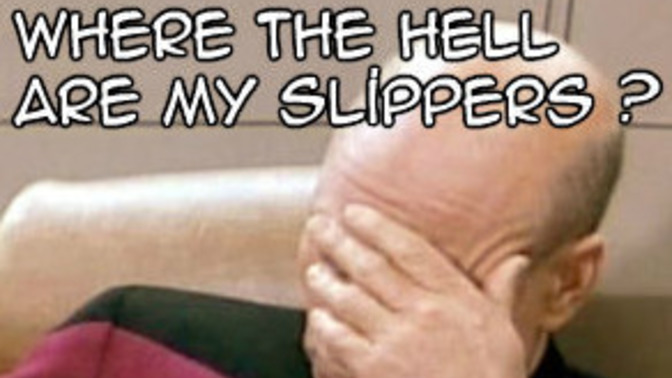 What kind of slippers do you wear?