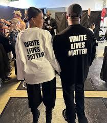 Kanye West wears a white lives matter T shirt. Thoughts?