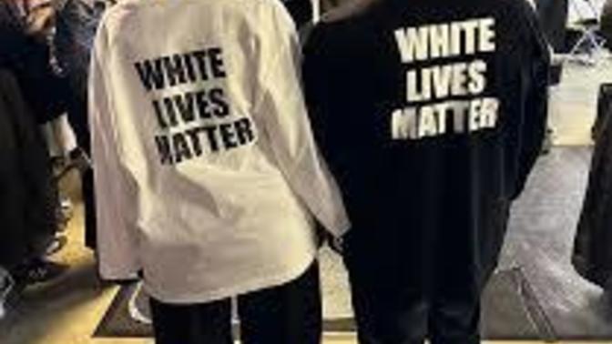 Kanye West wears a "white lives matter" T shirt. Thoughts?