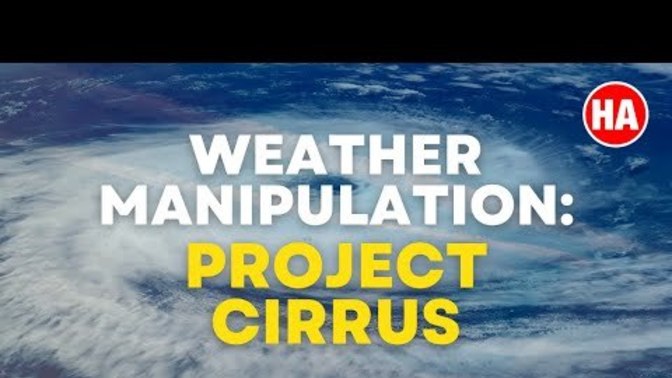 Are you aware governments manipulate the weather?