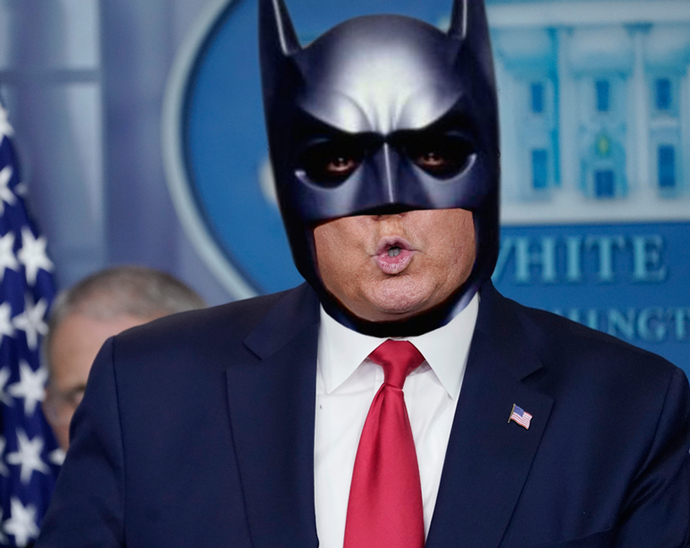 "Batman... takes over as Governor of newly named "Gotham City"