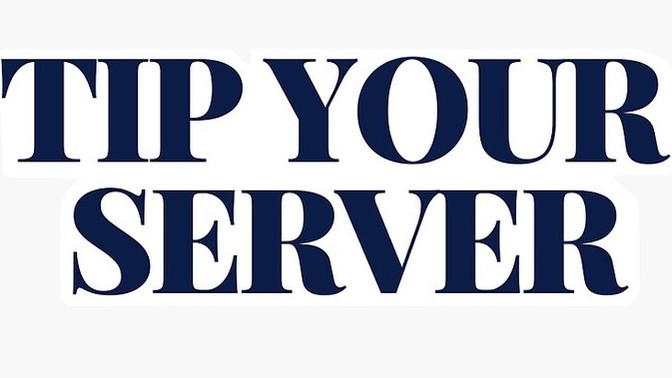 How much do you usually tip the server at a restaurant?