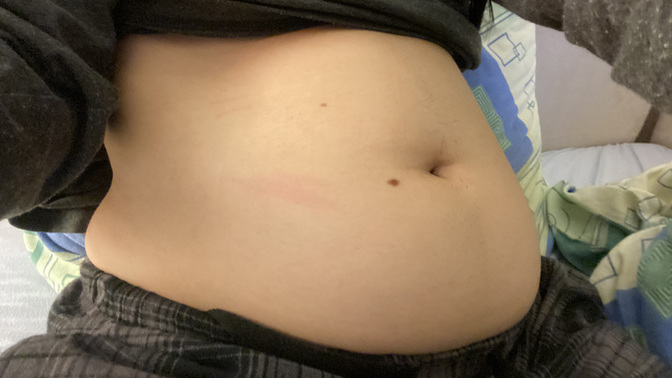 Boyfriend likes playing with my fat belly - is this a sign of him being attracted to me? ?