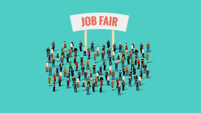 Can you get a job at a career fair? What suggestions do you have to make the most of the experience?