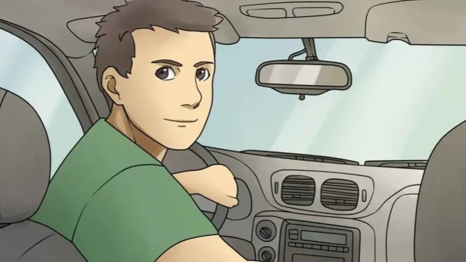 How do you park in reverse? Looking back or using mirrors?