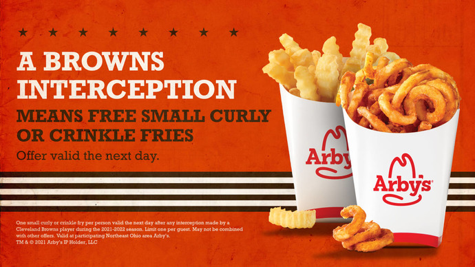 Arbys crinkle fries and curly fries (whod choose crinkle over the superior curly?)
