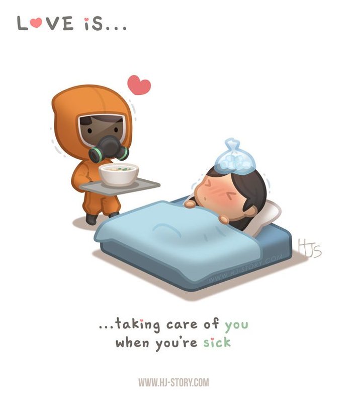 Do you like being treated more by your partner when you are sick or would you rather be left alone?