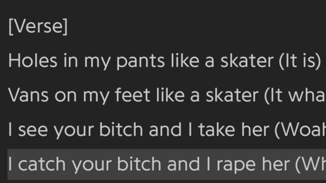 How do you feel about these lyrics?